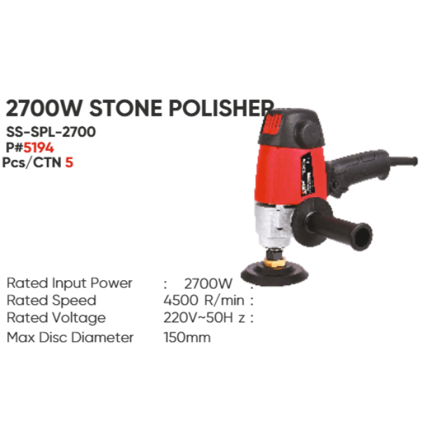 2700W STONE POLISHER – SS-SPL-2700