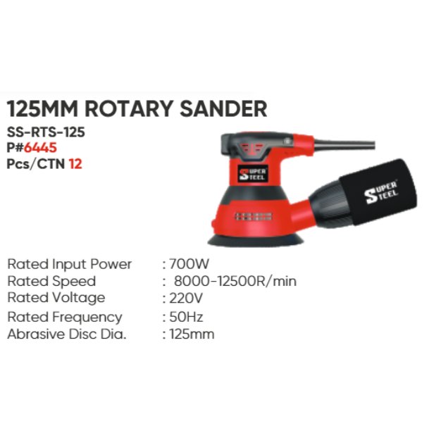125MM Rotary Sander – SS-RTS-125